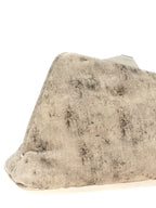 The Attico Gray Leather Clutch Bag