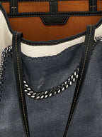 Stella McCartney Multicolor Cotton Tote Bag