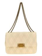 Valentino Garavani White Lamb Leather Shoulder Bag