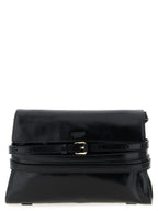 Moschino Black Leather Crossbody Bag