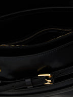 Moschino Black Leather Crossbody Bag