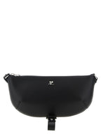 Courrèges Black Calfskin Shoulder Bag