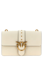 PINKO White Goatskin Crossbody Bag