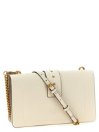 PINKO White Goatskin Crossbody Bag