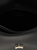 PINKO Black Goatskin Crossbody Bag