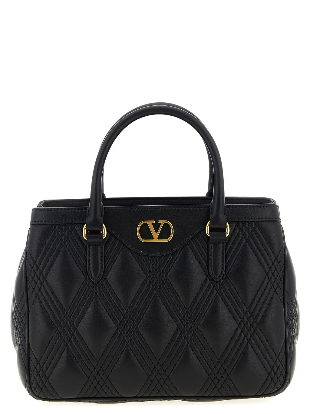 Valentino Garavani Black Lamb Leather Handbag