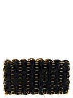 Paco Rabanne Black Calfskin Crossbody Bag