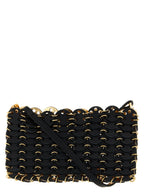 Paco Rabanne Black Calfskin Crossbody Bag