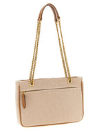 Valentino Garavani Brown Cotton Shoulder Bag