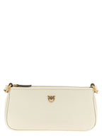 PINKO White Goatskin Crossbody Bag