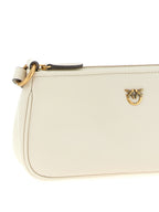 PINKO White Goatskin Crossbody Bag