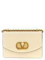 Valentino Garavani White Calfskin Shoulder Bag