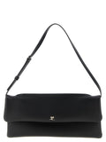 Courrèges Black Cowhide Clutch Bag