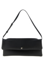 Courrèges Black Cowhide Clutch Bag