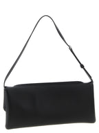 Courrèges Black Cowhide Clutch Bag