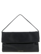 Elisabetta Franchi Black Calfskin Shoulder Bag