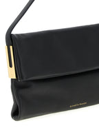 Elisabetta Franchi Black Calfskin Shoulder Bag