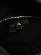 Elisabetta Franchi Black Calfskin Shoulder Bag