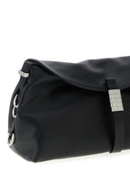 PINKO Black Goatskin Shoulder Bag