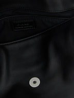PINKO Black Goatskin Shoulder Bag