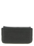 Brunello Cucinelli Black Leather Clutch Bag
