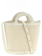 Marni White Cotton Handbag