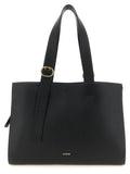 Jil Sander Black Calfskin Tote Bag