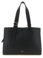 Jil Sander Black Calfskin Tote Bag