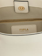 Furla White Calfskin Shoulder Bag