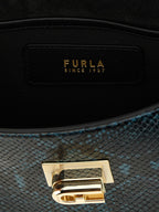 Furla Blue Goatskin Crossbody Bag