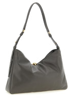 Furla Gray Calfskin Shoulder Bag