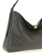 Furla Gray Calfskin Shoulder Bag
