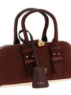 PINKO Bordeaux Cowhide Shoulder Bag