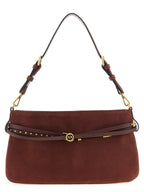 PINKO Bordeaux Cowhide Shoulder Bag