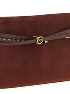PINKO Bordeaux Cowhide Shoulder Bag