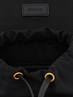 PINKO Black Polyamide Backpack
