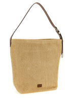 PINKO Beige Cowhide Shoulder Bag