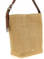 PINKO Beige Cowhide Shoulder Bag
