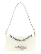 Alexander McQueen White Calfskin Shoulder Bag