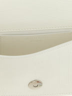Alexander McQueen White Calfskin Shoulder Bag