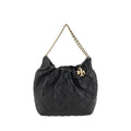 Tory Burch Black Lamb Ovis Aries Shoulder Bag