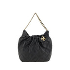 Tory Burch Black Lamb Ovis Aries Shoulder Bag