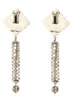 Alessandra Rich Silver Plastic Earrings