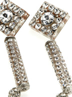 Alessandra Rich Silver Plastic Earrings