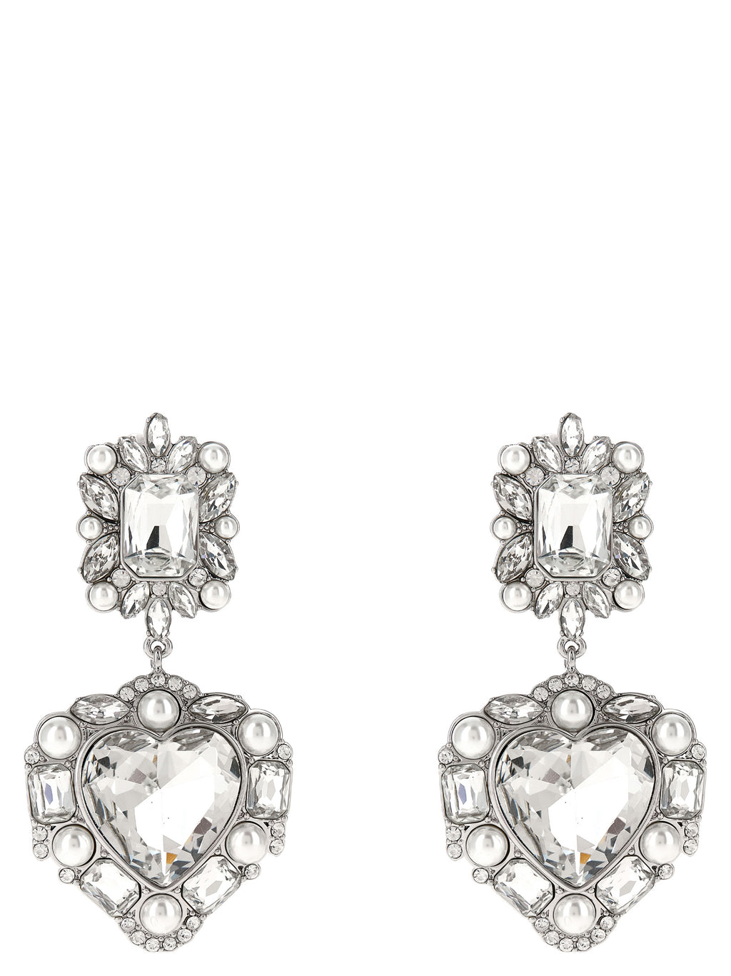 Self-Portrait Silver Cotton Earrings