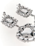 Self-Portrait Silver Cotton Earrings