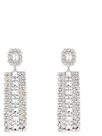 Self-Portrait Silver Cotton Earrings