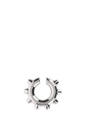 Jil Sander Silver Brass Earrings