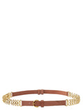 PINKO Brown Calfskin Regular Belt
