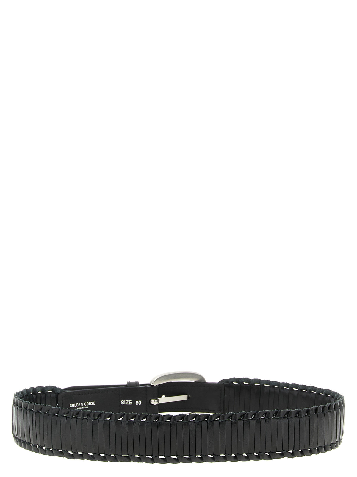 Golden Goose Black Cowhide Regular Belt